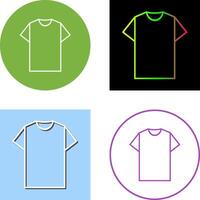 Plain T Shirt Icon Design vector