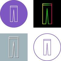 diseño de icono de pantalones vector