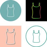 Ladies Vest Icon Design vector