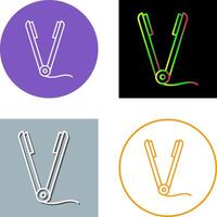 Straightener Icon Design vector