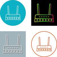 Router Icon Design vector