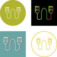 Internet Cable Icon Design vector