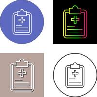 Prescription Icon Design vector