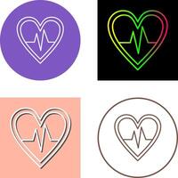 cardiograma icono diseño vector