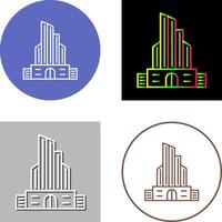 Office Building Icon Design vector