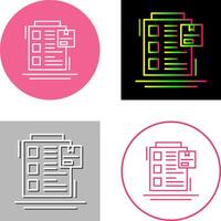 Order List Icon Design vector