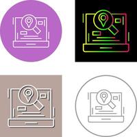 Find Location Icon Design vector