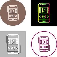 Recorder Icon Design vector