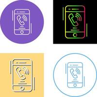 Incoming Call Icon Design vector