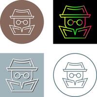 Hacker Icon Design vector