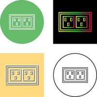 Socket Icon Design vector