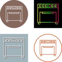 Oven Icon Design vector