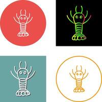 Lobster Icon Design vector