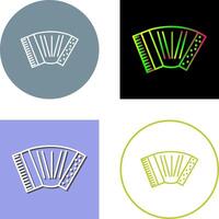 Accordion Icon Design vector