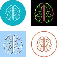 Brain Icon Design vector