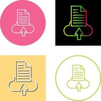 File Upload Icon Design vector