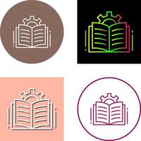 Open Book Icon Design vector