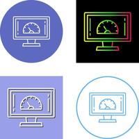 Speed Test Icon Design vector