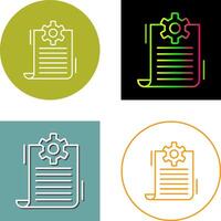 Content Management Icon Design vector