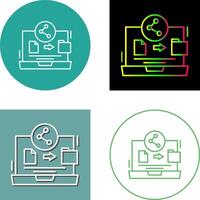 File Share Icon Design vector