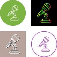 Microphone Icon Design vector