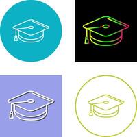 Mortarboard Icon Design vector