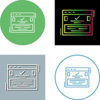 Complete Icon Design vector