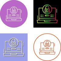 Lock Icon Design vector