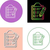 Checklist Icon Design vector