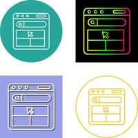 Website Icon Design vector