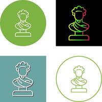 Statue Icon Design vector