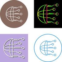 Network Icon Design vector