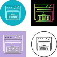 Keyboard Icon Design vector