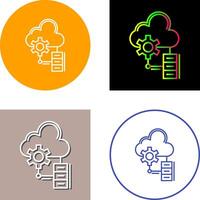 Big Data Icon Design vector
