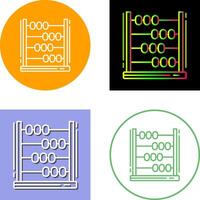 Abacus Icon Design vector