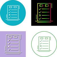 Today to Done CheckList Icon Design vector