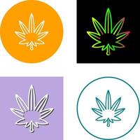 Weed Icon Design vector