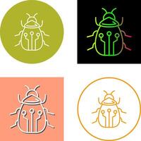 Bug Icon Design vector