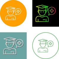 Medicine Faculty Icon Design vector