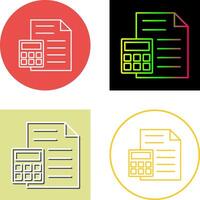 Calculator Icon Design vector