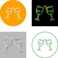 vino icono diseño vector