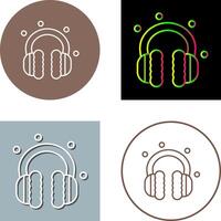 Earmuff Icon Design vector