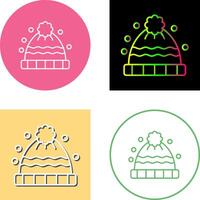 Winter Hat Icon Design vector