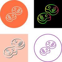 Steak Icon Design vector