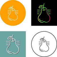 Pear Icon Design vector