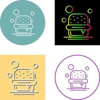 diseño de icono de hamburguesa vector