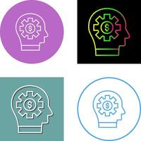 Thinking Icon Design vector