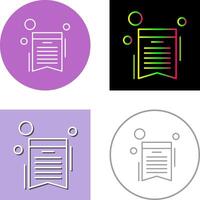 Wishlist Icon Design vector
