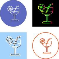 Cocktail Icon Design vector