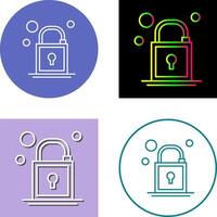 Lock Icon Design vector